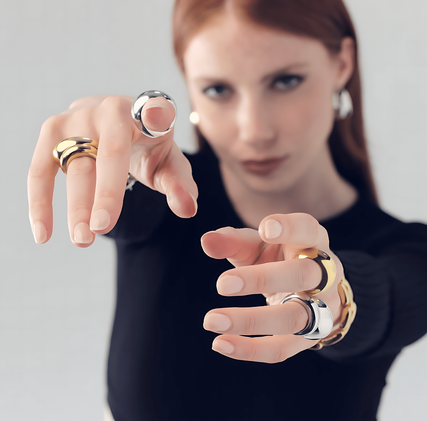 Italian Handmade Dome Ring Large — MVM Florence Italy